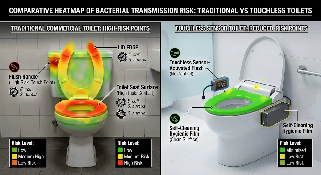 hospital touchless toilet system cross infection control hospital touchless toilet system cross infection control